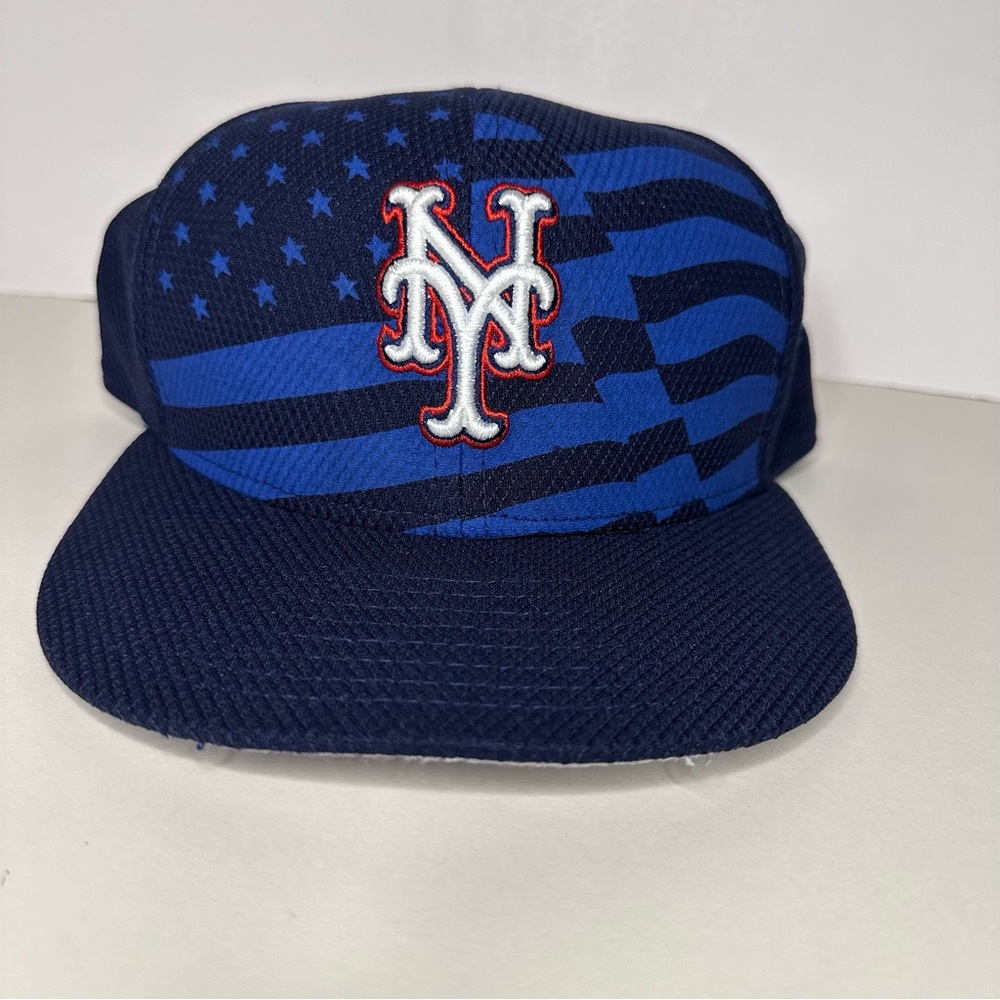 New York Mets 7 3/8 Fitted New Era 59fifty MLB Stars & Stripes 4th Of July USA